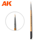 Premium Siberian Kolinsky Artist Brush 0 LTG AK-AKSK-0