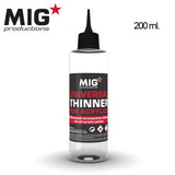 MIG Productions: Universal Thinner for Acrylics 200ml LTG AK-P263