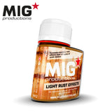 MIG Productions: Light Rust Effects 75ml LTG AK-P412