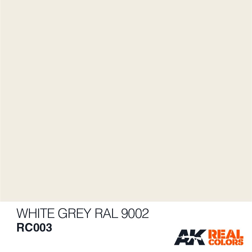 Real Colors: White Grey, RAL 9002 10ml LTG AK-RC003