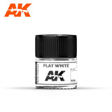 Real Colors: Flat White, RAL 9003 10ml LTG AK-RC004