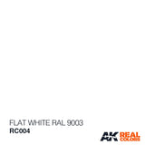 Real Colors: Flat White, RAL 9003 10ml LTG AK-RC004