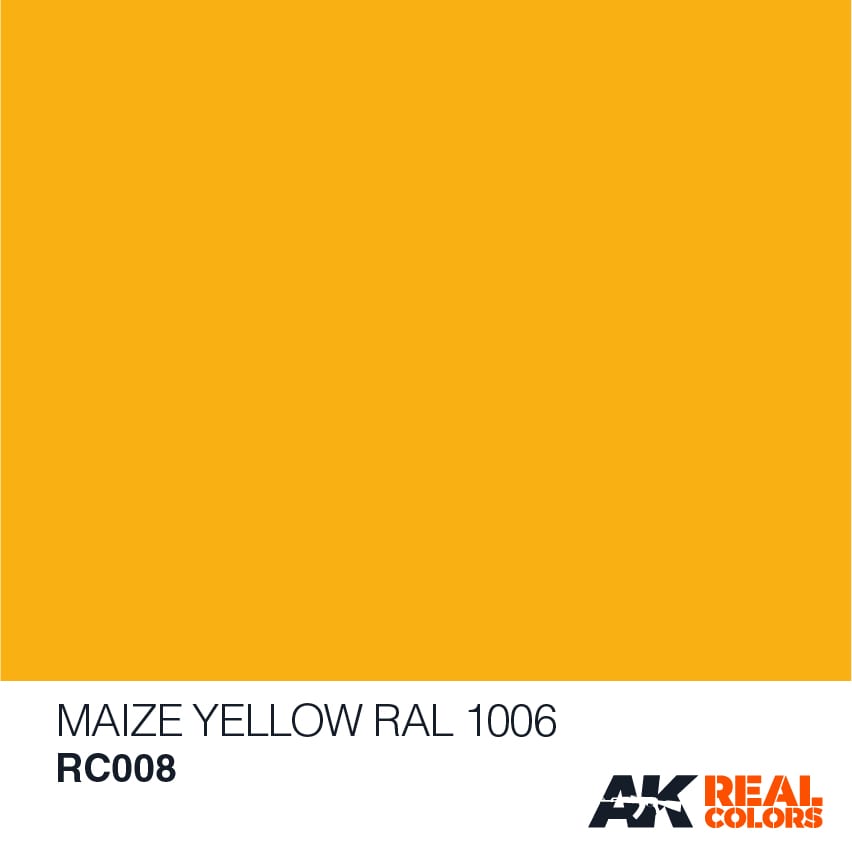 Real Colors: Maize Yellow, RAL 1006 10ml LTG AK-RC008