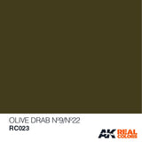 Real Colors: Olive Drab Nº9 / Nº22 10ml LTG AK-RC023