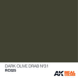 Real Colors: Dark Olive Drab Nº31 10ml LTG AK-RC025