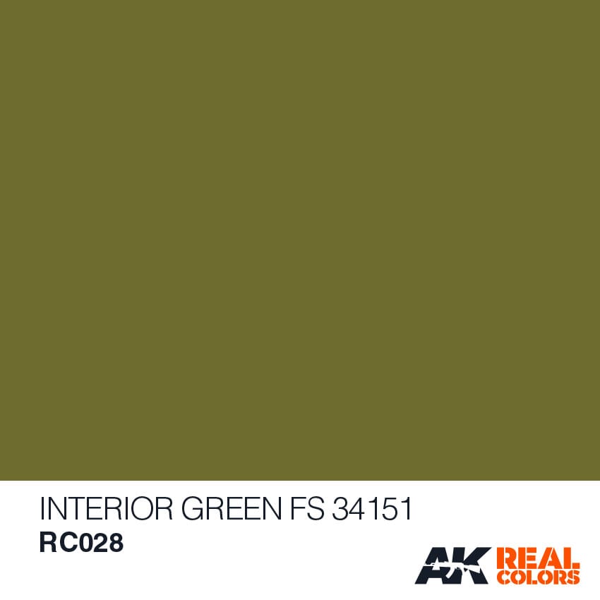 Real Colors: Light Green / Interior Green FS 34151 10ml LTG AK-RC028