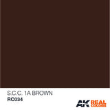 Real Colors: S.C.C. 1A Brown 10ml LTG AK-RC034