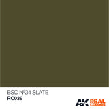 Real Colors: BSC Nº34 Slate 10ml LTG AK-RC039
