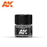 Real Colors: Dunkelgrau-Dark Gray RAL 7021 10ml LTG AK-RC057