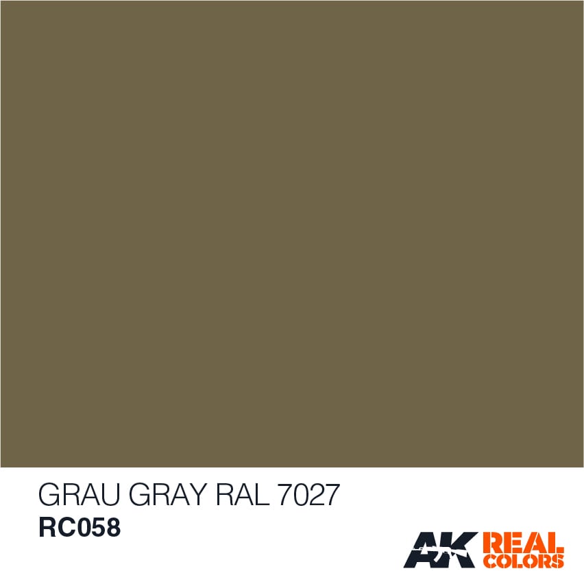 Real Colors: Grau - Gray RAL 7021 10ml LTG AK-RC058