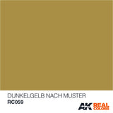 Real Colors: Dunkelgelb Nach Muster - Dark Yellow 10ml LTG AK-RC059