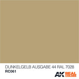 Real Colors: Dunkelgelb Ausgabe 44 - Dark Yellow RAL 7028 Ver. '44 10ml LTG AK-RC061