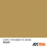 Real Colors: Carc Tan 686A FS 33446 10ml LTG AK-RC079
