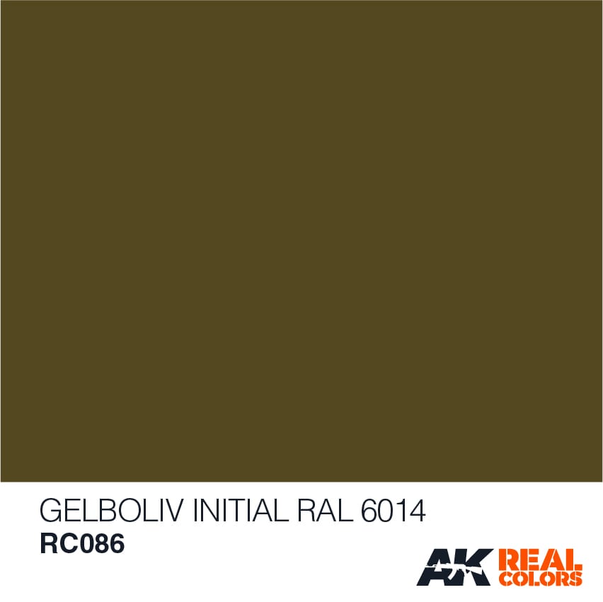 Real Colors: Gelboliv (Initial) RAL 6014 10ml LTG AK-RC086