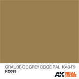 Real Colors: Graubeige-Grey Beige RAL 1040-F9 10ml LTG AK-RC089