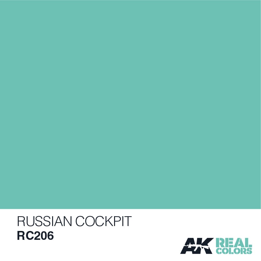 Real Colors: Russian Cockpit Torquise 10ml LTG AK-RC206