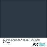 Real Colors: Graublau-Grey Blue RAL 5008, 10ml LTG AK-RC208