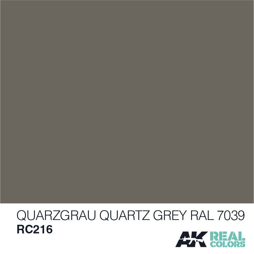 Real Colors: Quarzgrau-Quartz Grey RAL 7039 10ml LTG AK-RC216