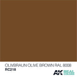 Real Colors: Olive Braun-Olive Brown RAL 8008 10ml LTG AK-RC218