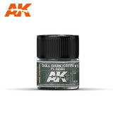 Real Colors: Dull Dark Green FS 34092 10ml LTG AK-RC230