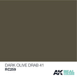 Real Colors: Dark Olive Drab 41 10ml LTG AK-RC259