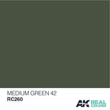 Real Colors: Medium Green 42 10ml LTG AK-RC260