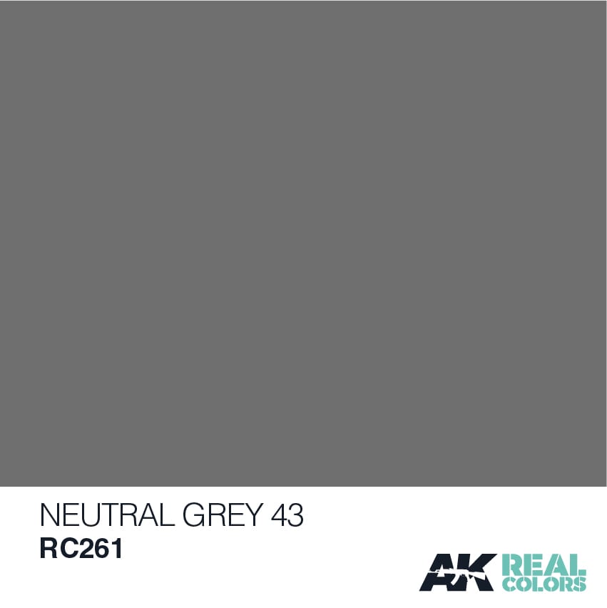 Real Colors: Neutral Grey 43 10ml LTG AK-RC261