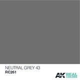 Real Colors: Neutral Grey 43 10ml LTG AK-RC261
