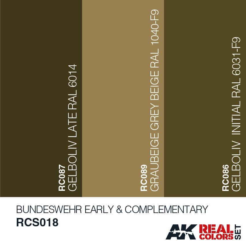 Real Colors: Bundeswehr Early & Complementary Set LTG AK-RCS018
