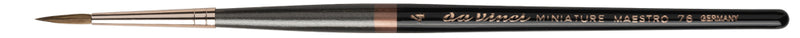 da Vinci Miniature Maestro Series 76 Brush - Round, short & pointed, Size 3 LTG DVINC-76_3