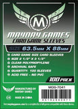 Card Game Sleeves (63.5mm x 88mm) Green MDG 7041