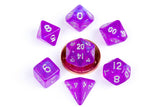 Stardust Purple 10mm Mini Poly Dice Set MET 4179