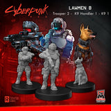 Cyberpunk RED Miniatures: Lawmen B - MFC 33006