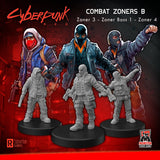 Cyberpunk RED Miniatures: Combat Zoners B - MFC 33008