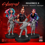 Cyberpunk RED Miniatures: Rockerboys A - MFC 33011