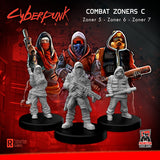 Cyberpunk RED Miniatures: Combat Zoners C - MFC 33014