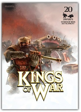 Kings of War: Dwarf Storm of Iron Detachment MGE KWD32-1