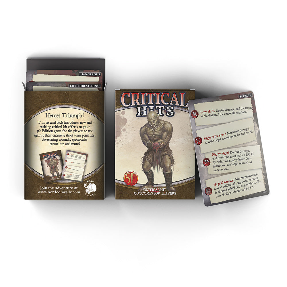 Game Master's Toolbox: Critical Hit Deck for Players NRG 1001