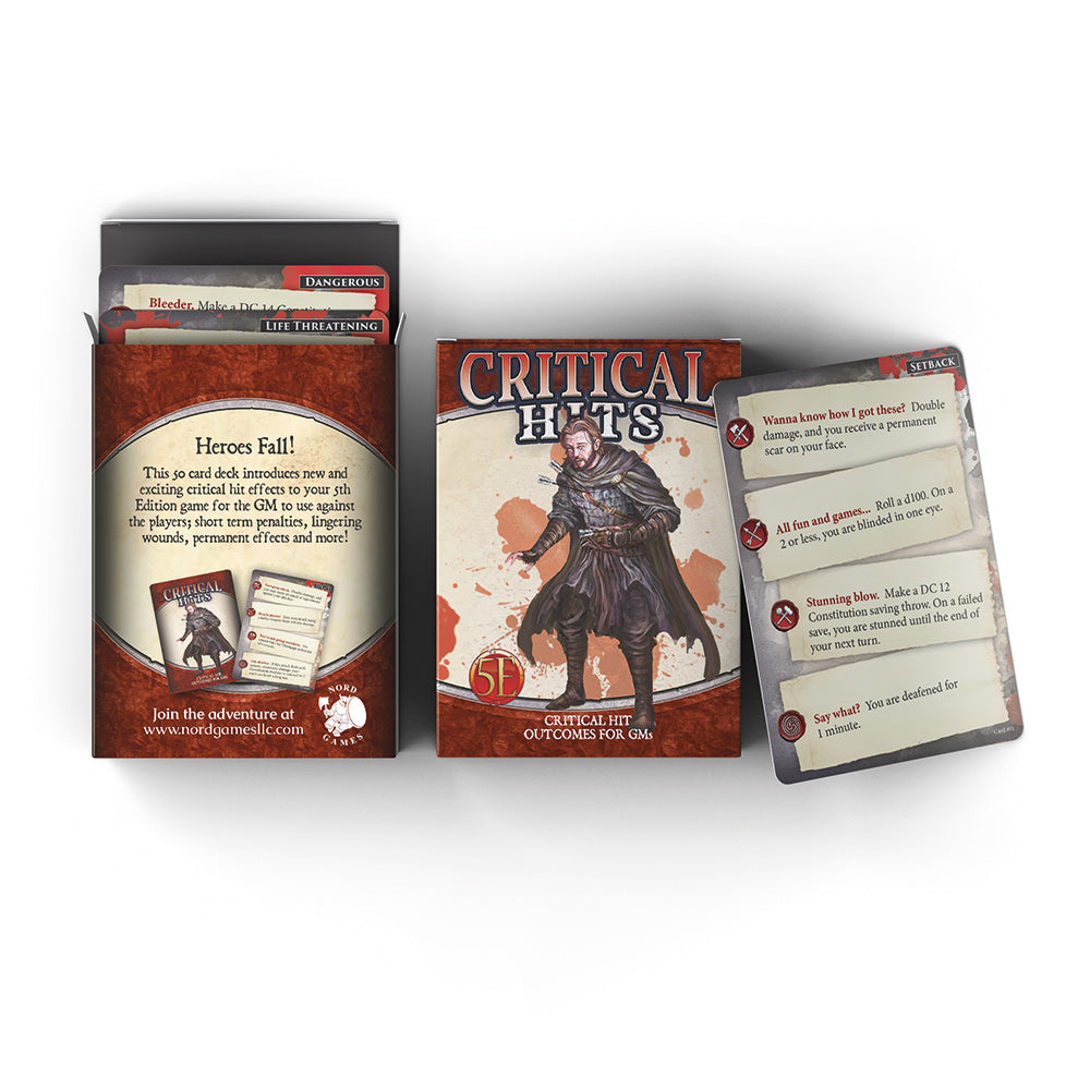 Game Master's Toolbox: Critical Hit Deck for GMs NRG 1002