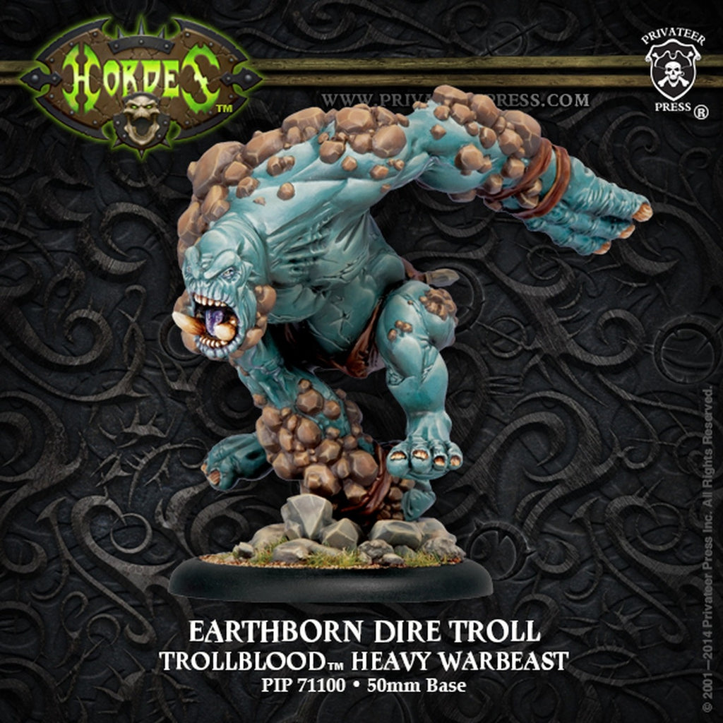 Earthborn Dire Troll: Trollbloods - Heavy Warbeast PIP 71100