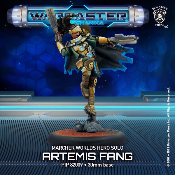Warcaster: Artemis Fang - Marcher Worlds Hero Solo PIP 82009