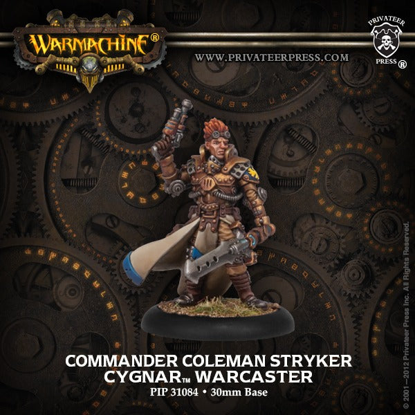 Commander Coleman Stryker: Cygnar - Warcaster PIP 31084