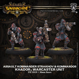 Assault Kommander Strakhov & Kommandos: Khador - Warcaster Unit PIP 33125