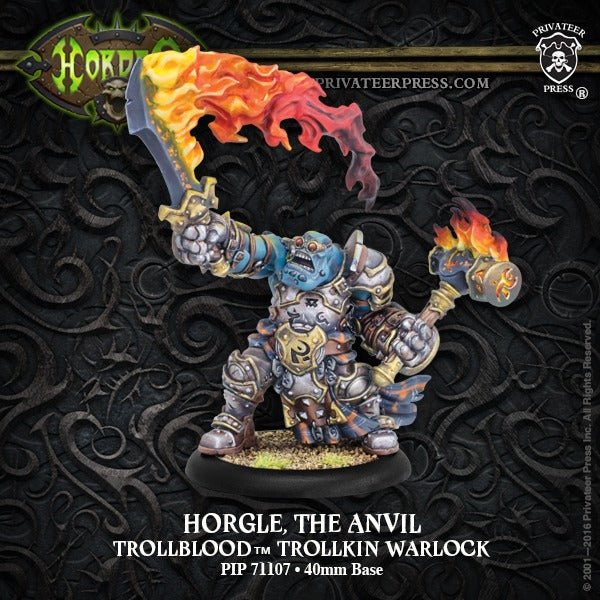 Horgle the Anvil: Trollbloods - Warlock PIP 71107