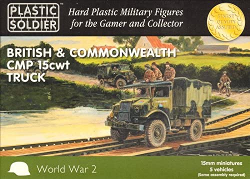 15mm Easy Assembly: British and Commonwealth CMP 15cwt truck Truck PSC WW2V15030