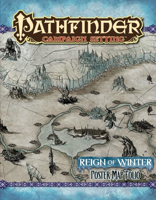 Pathfinder: Campaign Setting - Reign of Winter Poster Map Folio PZO 9260