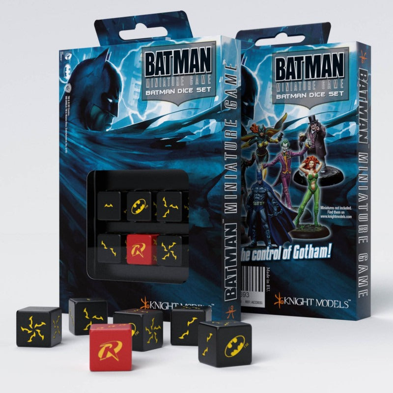 Batman Miniature Game - D6 Batman Dice Set (6) QWS ACC0031