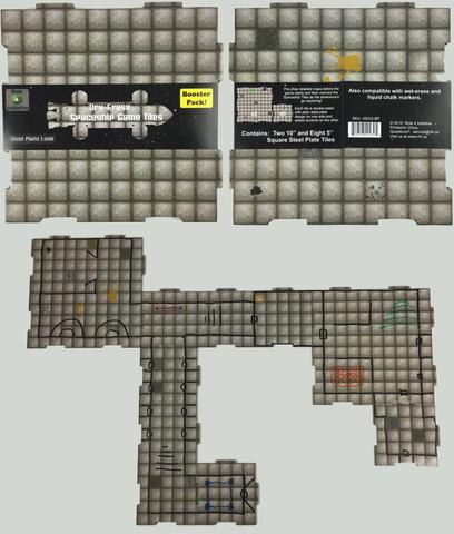 Dry-Erase Dungeon Tile Booster Pack - Steel Plate R4I 45033BP