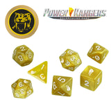 Power Rangers RPG: Game Dice Set - Yellow RGS 02335