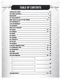 Power Rangers RPG: Expanded Character Sheet Journal RGS 09625